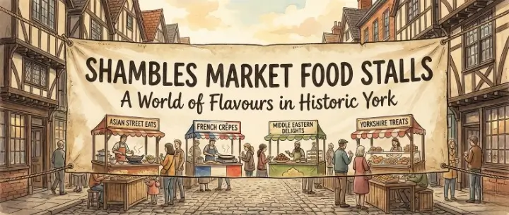 Food Stalls in Shambles Market York