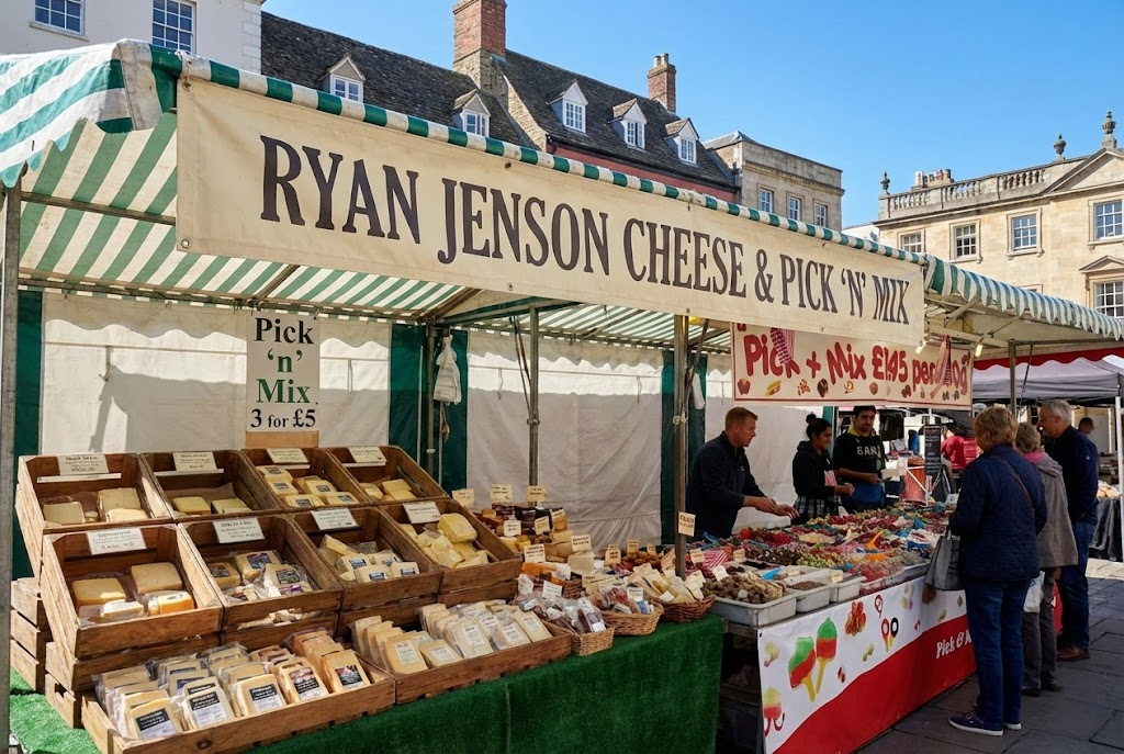 Street Food Market on Parliament Street, York - Shambles Market