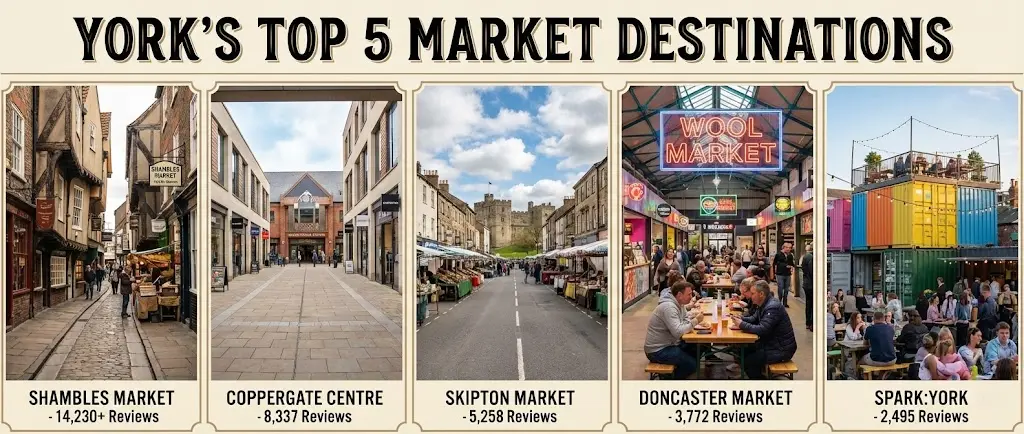 Top 5 Marktes in York by Reviews - Shambles Market