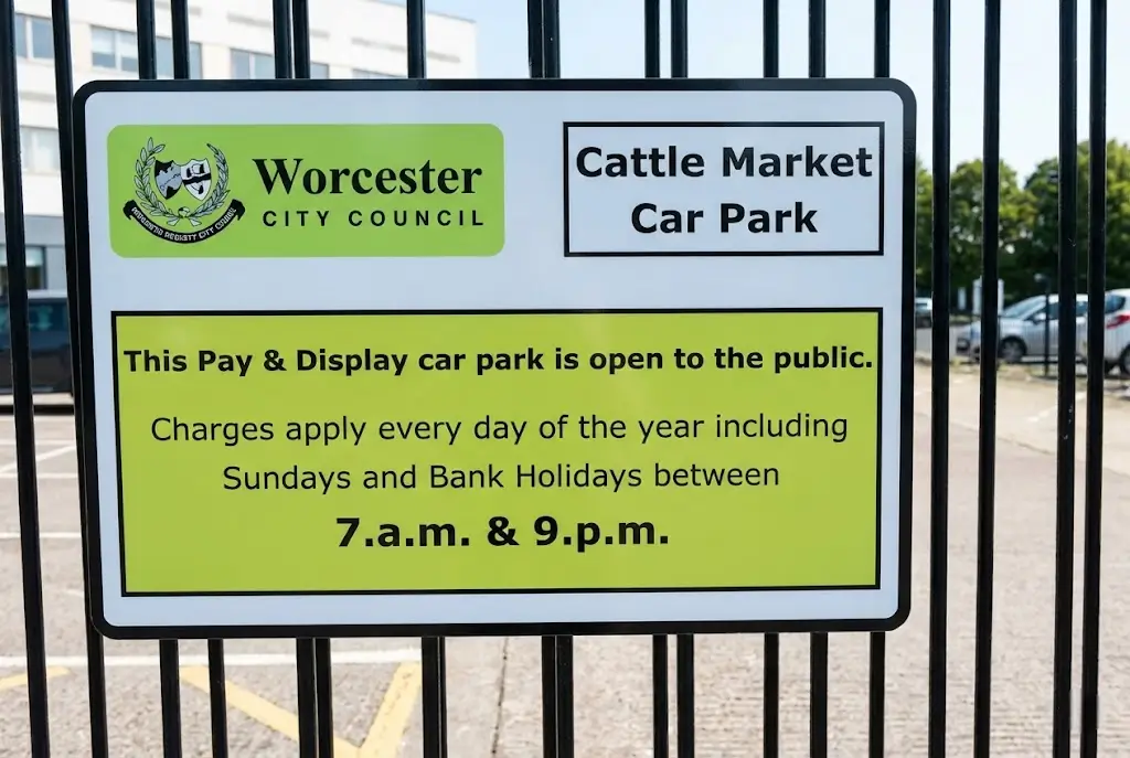 Cattle Market Car Park Worcester – 24‑Hour Parking - Worcester Markets