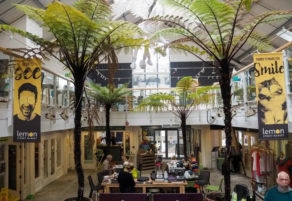Inside view of lemon Street Market Truro